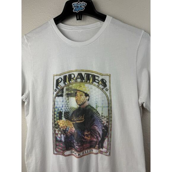 Pirates Dock Ellis Baseball Preston Lee Unisex Large Short Sleeve Shirt READ - Picture 3 of 3